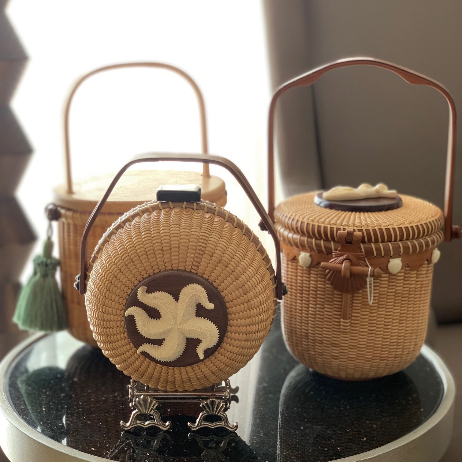 ナンタケットバスケット 美品 Amazon.co.jp: nantucket basket ナンタケットバスケット 楕円型